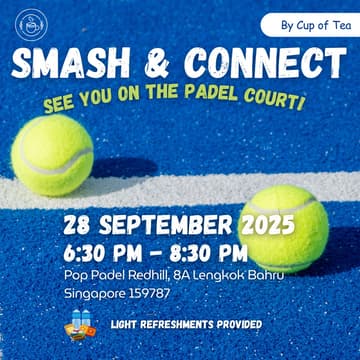 Cover Image for Hit & Connect: A Padel Social by Cup of Tea