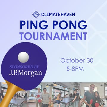 Cover Image for ClimateHaven Quarterly Celebration: Ping Pong, Pizza & Partners