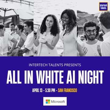 Cover Image for ALL in WHITE AI NIGHT ft. Marco Casalaina (AI VP @ Microsoft) | INTERTECH TALENTS