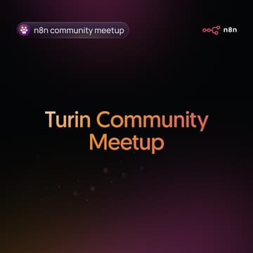 Cover Image for Turin n8n Community Meetup