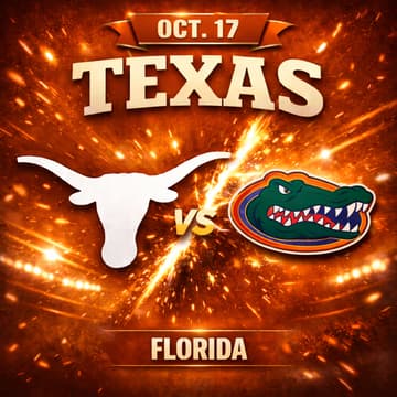 Cover Image for Texas Longhorns vs Florida Gators @ DKR