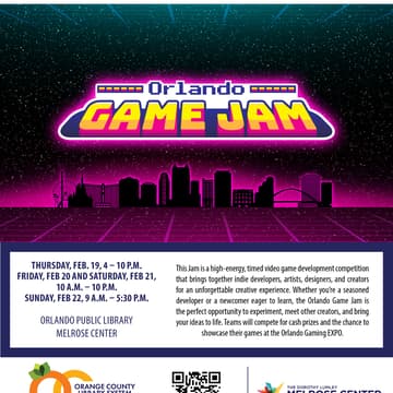 Cover Image for Orlando Game Jam @ Melrose