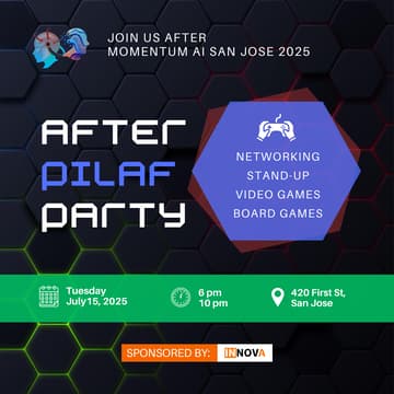 Cover Image for AFTER PILAF PARTY - JOIN US AFTER MOMENTUM AI SAN JOSE