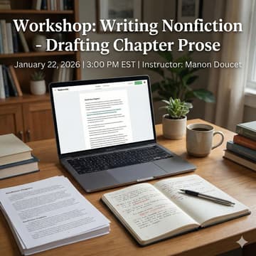 Cover Image for Workshop: Writing Nonfiction - Drafting Chapter Prose