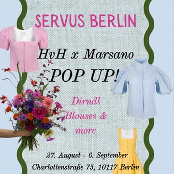 Cover Image for Opening HvH x Marsano "Servus Berlin" Pop Up