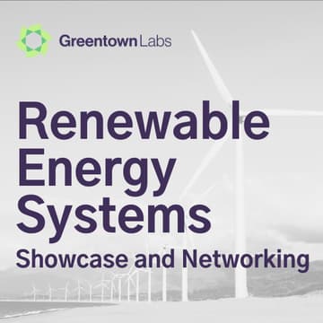 Cover Image for Renewable Energy Systems Showcase and Networking