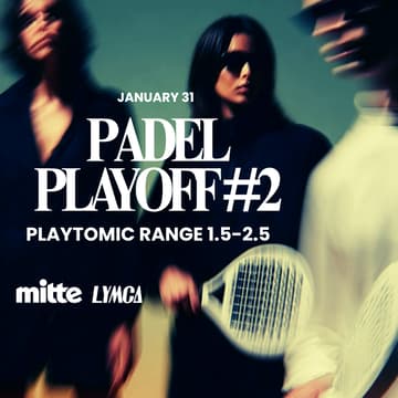 Cover Image for PADEL PLAYOFF - Intermediate Tournament (Playtomic range 1.5-2.5)