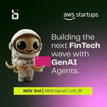 Cover Image for AWS Startups | GenAI in FinTech: KYC/KYB, Finance Assistants & Market Agents w/ AWS Bedrock Agent Core