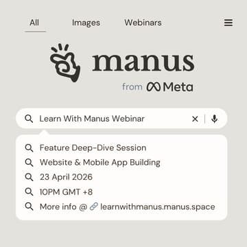 Cover Image for Learn With Manus: Building Websites and Mobile Apps.