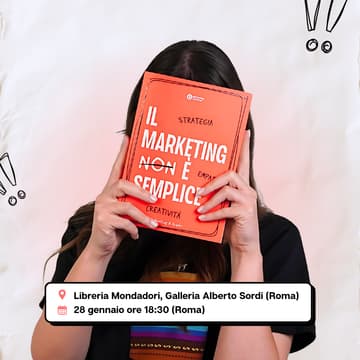 Cover Image for "Il marketing è semplice": presentiamo dal vivo a Roma il nostro libro
