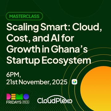 Cover Image for Demo Fridays Masterclass: Scaling Smart: Cloud, Cost, and AI for Growth w/ CloudPlexo