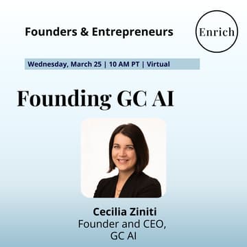 Cover Image for Founding GC AI with Cecilia Ziniti