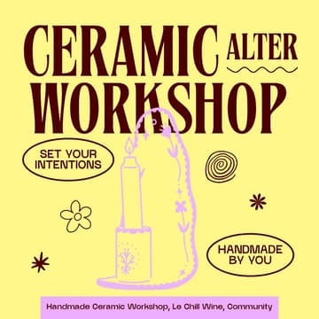 Cover Image for Ceramic Alter Workshop with Cera Sera Studio