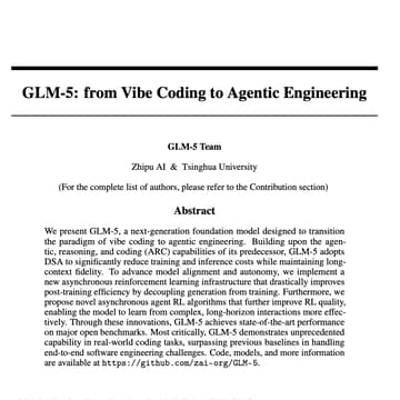 Cover Image for Frontier Tower AI Paper Reading Club - Week 11 - GLM-5: from Vibe Coding to Agentic Engineering