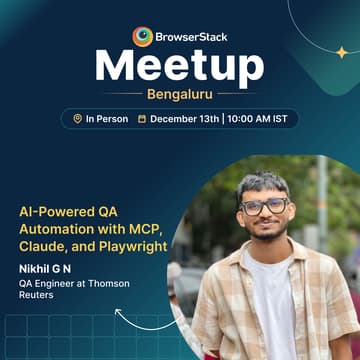 Cover Image for BrowserStack QA Meetup - December