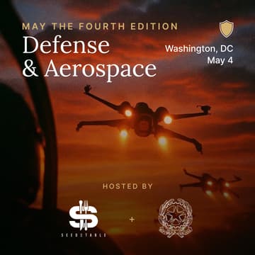 Cover Image for Seed2Table - Pitch+Dinner for Defense & Aerspace Investors