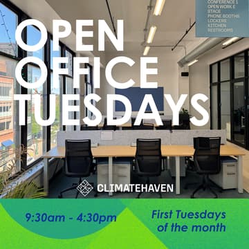 Cover Image for Co-work at ClimateHaven | April 7