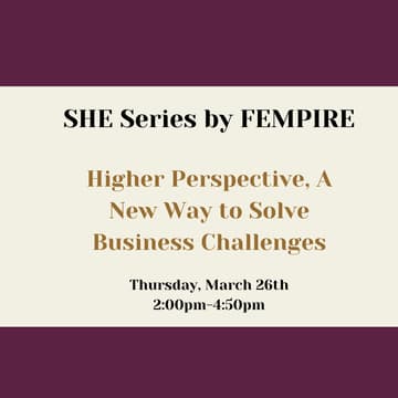 Cover Image for S.H.E. Series: Higher Perspective, A New Way to Solve Business Challenges