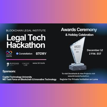 Cover Image for Legal Tech Hackathon Award Ceremony & MDBA Holiday Celebration