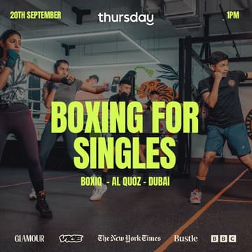 Cover Image for THURSDAY BOXING CLASS  | BOXIQ  | AL QUOZ