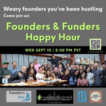 Cover Image for Founders & Funders Happy Hour!