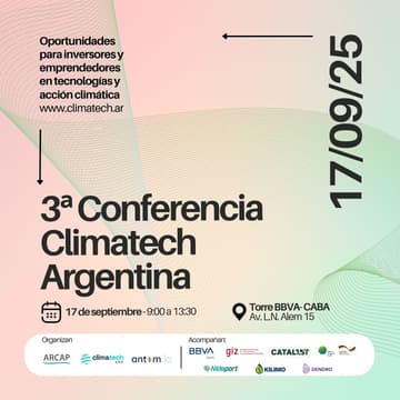 Cover Image for 3ª Conferencia Climatech Argentina