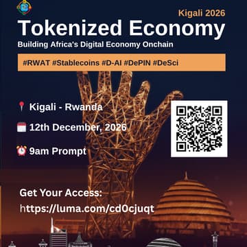 Cover Image for Tokenized Economy Kigali 2026