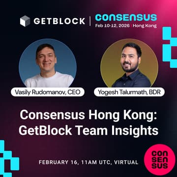 Cover Image for Consensus Hong Kong Virtual Recap: GetBlock Team Insights