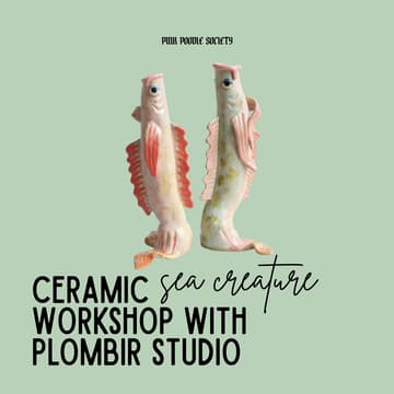 Cover Image for BRUSSELS | Ceramics Workshop with Studio Plombir: Sea Creatures