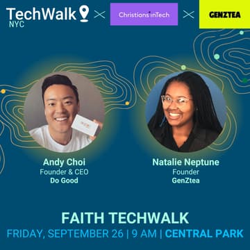 Cover Image for Faith TechWalk | NYC, 9/26 w/ Christians*inTech and GenZtea