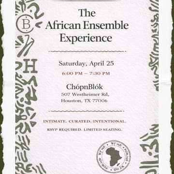 Cover Image for The African Ensemble Experience