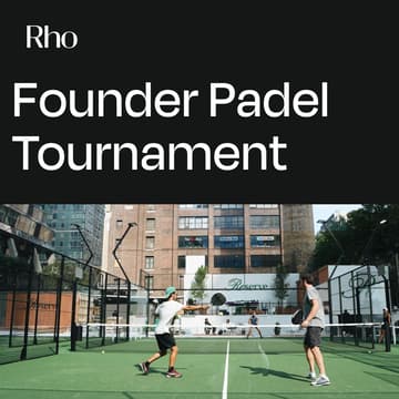 Cover Image for 🎾 Rho Founder Padel
