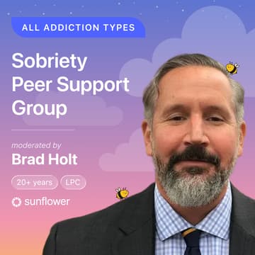 Cover Image for Sobriety Peer Support Group by Sunflower 🌻