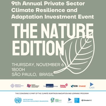Cover Image for Climate Resilience and Adaptation Investment: The Nature Edition