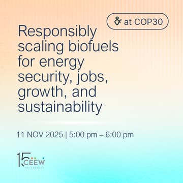 Cover Image for Responsibly scaling biofuels for energy security, jobs, growth, and sustainability