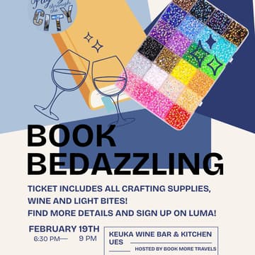 Cover Image for Bookish Crafty Night- Book Bedazzling