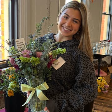 Cover Image for solo date night: floral arrangements & self-love notes