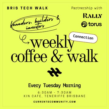 Cover Image for Bris Tech Walk | Weekly Coffee & Walk for Founders, Creators & Investors