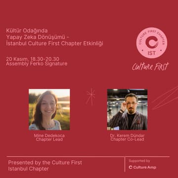 Cover Image for Kültür Odağında Yapay Zeka Dönüşümü- Culture First İstanbul Etkinliği