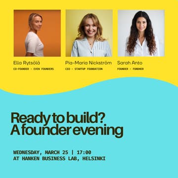 Cover Image for Ready to build? A founder evening