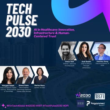 Cover Image for No. 33 Tech Pulse 2030 – AI in Healthcare: Innovation, Infrastructure & Human-Centered Trust