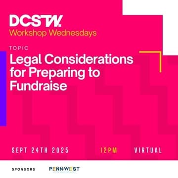 Cover Image for DCSTW Virtual Series 04: Legal Considerations for Preparing to Fundraise