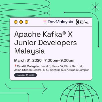 Cover Image for Apache Kafka® x Junior Developers Malaysia