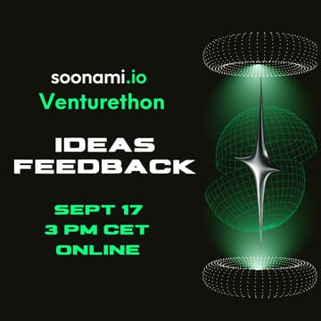 Cover Image for Ideas Feedback: soonami Venturethon Edition 8