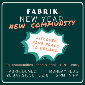 Cover Image for Community Discovery Fair - New Year, New Community