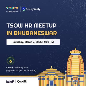 Cover Image for TSOW HR Meetup in Bhubaneswar