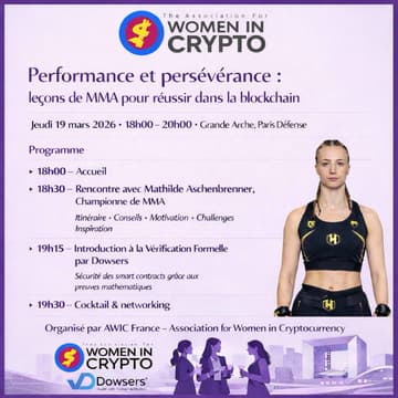 Cover Image for AWIC France x Dowsers Event. Performance et persévérance : leçons de MMA pour réussir dans la blockchain