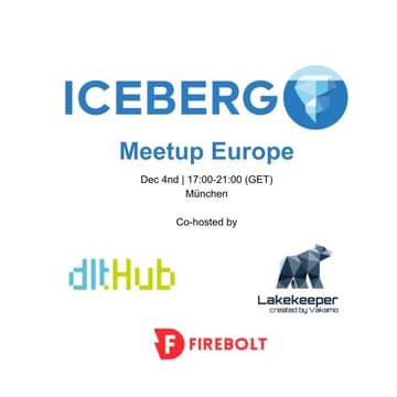 Cover Image for Apache Iceberg™ Europe Community Meetup - Dec 2025 Munich Edition