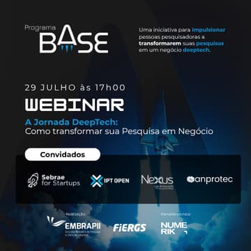 Cover Image for Webinar: Programa BASE DeepTech