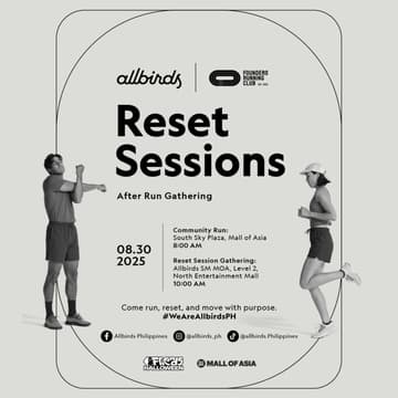 Cover Image for the reset sessions by allbirds x Founders Running Club :: Manila